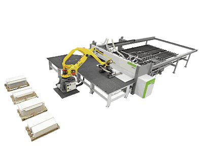 Beam saws for wood SELCO WN 6 ROS (Robot Cutting Machine For Wood)